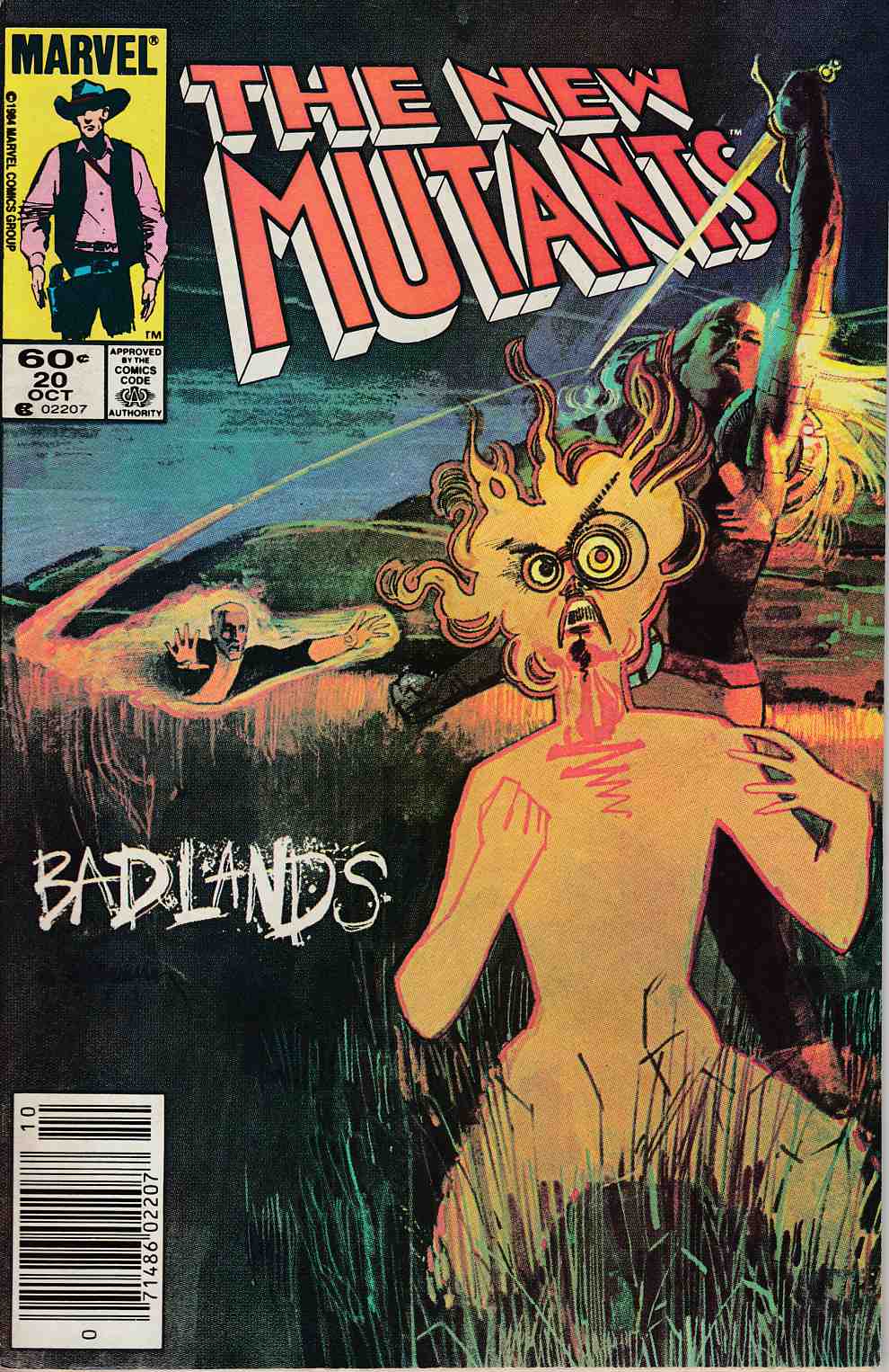 New Mutants #20 Newsstand Edition Fine (6.0) [Marvel Comic] LARGE