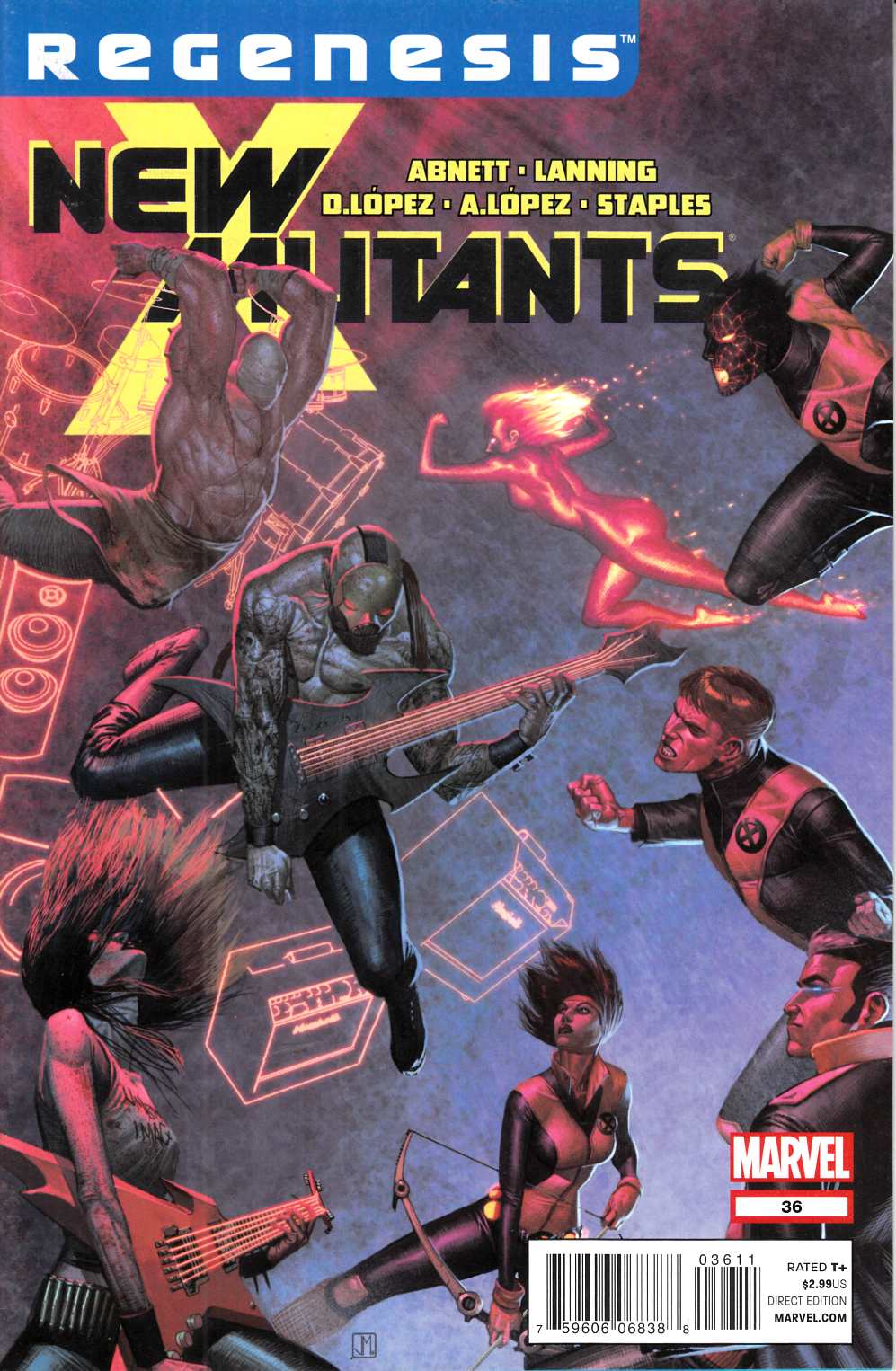 New Mutants #36 Near Mint Minus (9.2) [Marvel Comic] LARGE