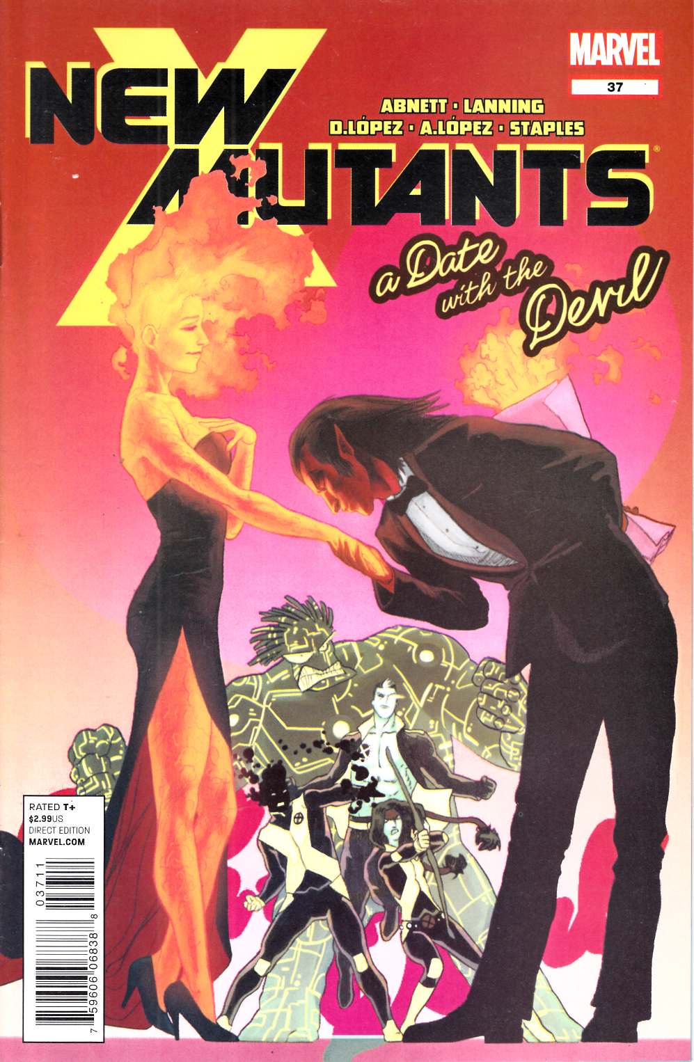 New Mutants #37 Near Mint Minus (9.2) [Marvel Comic] THUMBNAIL