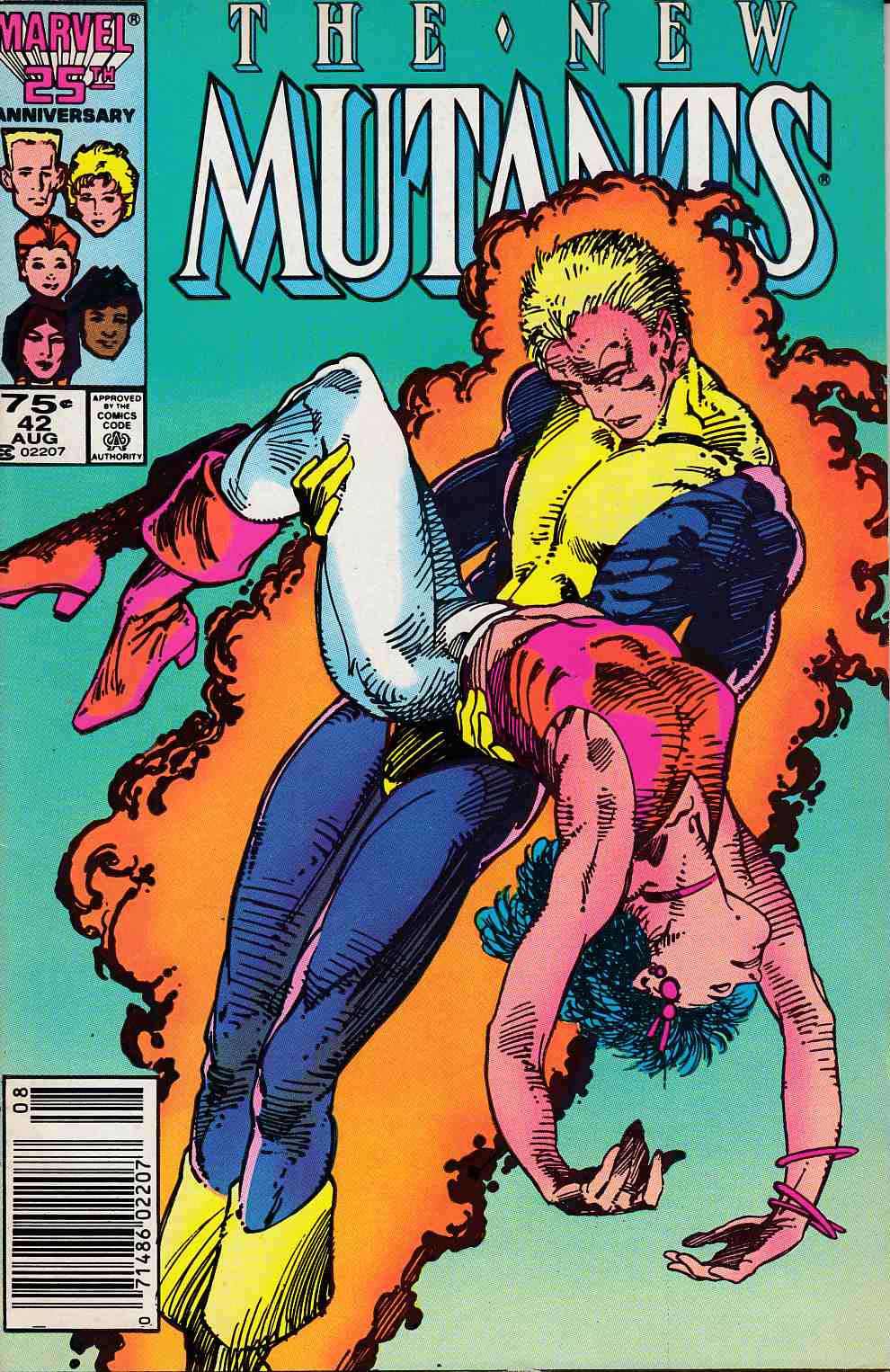 New Mutants #42 Newsstand Edition Fine (6.0) [Marvel Comic] LARGE