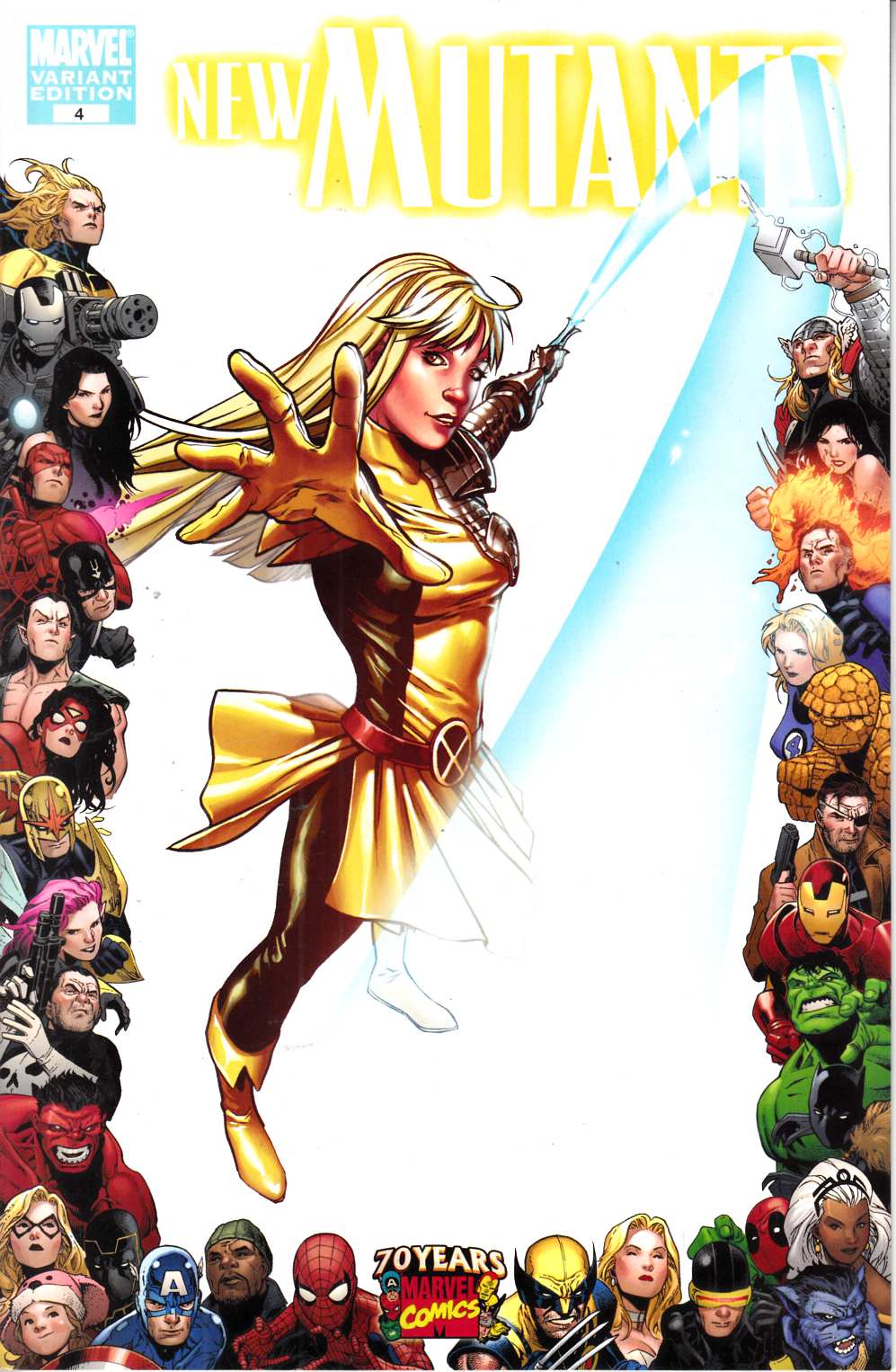 New Mutants #4 70th Frame Variant Cover Near Mint (9.4) [Marvel Comic] THUMBNAIL