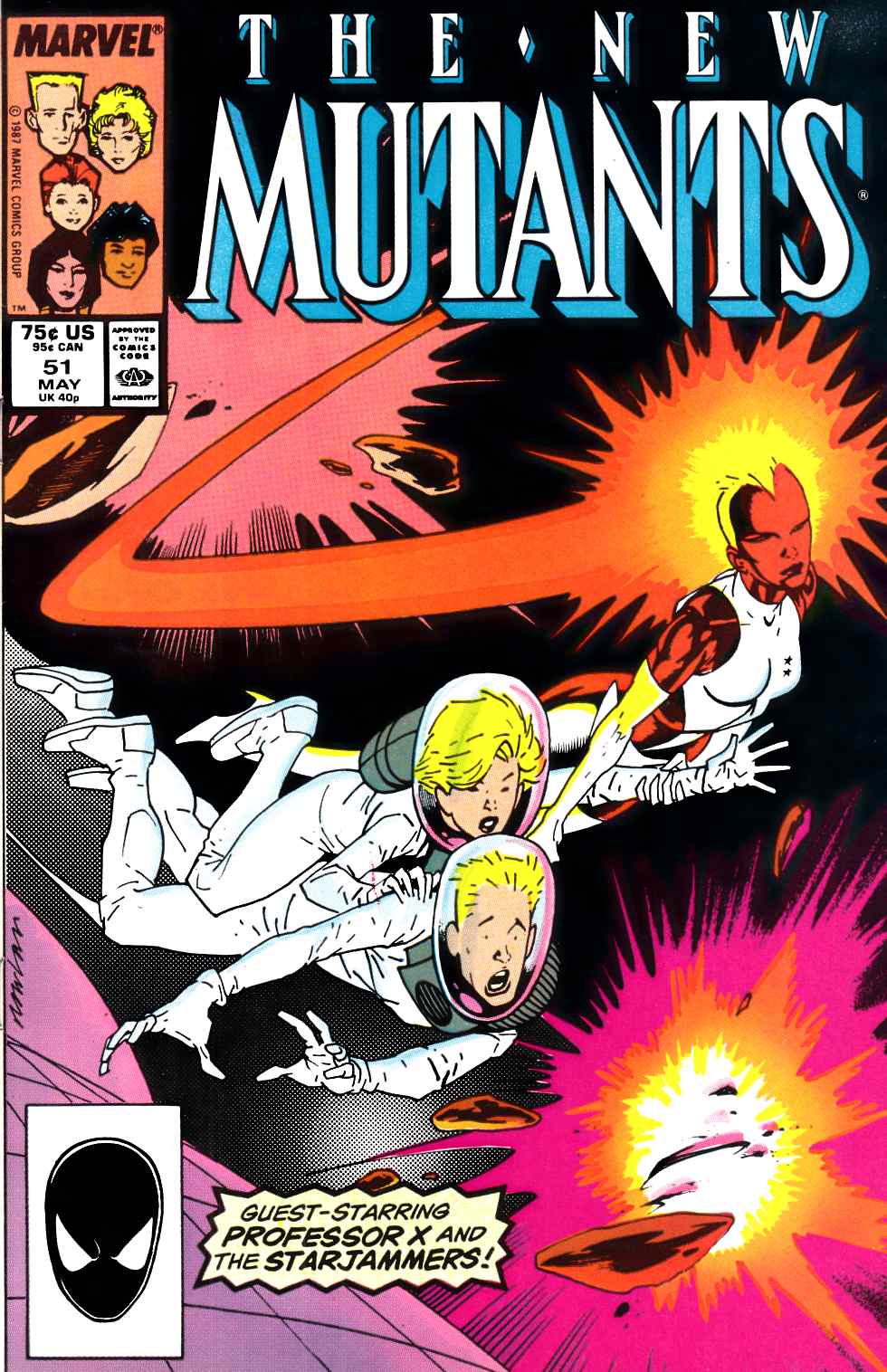 New Mutants #51 Very Fine (8.0) [Marvel Comic] LARGE