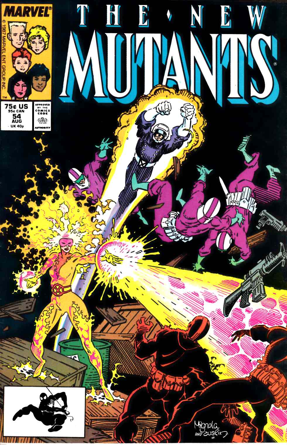 New Mutants #54 Very Fine (8.0) [Marvel Comic] LARGE