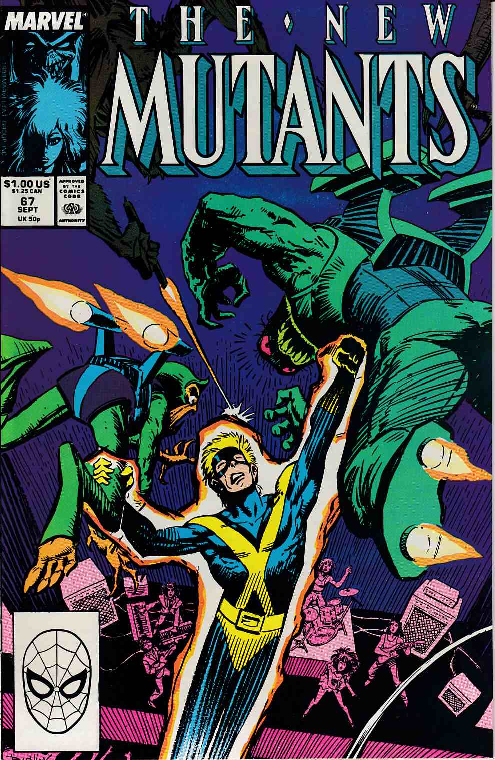 New Mutants #67 Near Mint Minus (9.2) [Marvel Comic] THUMBNAIL
