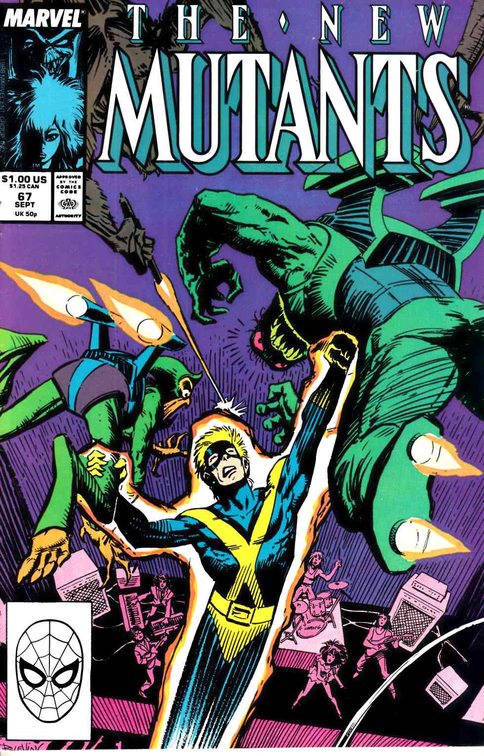 New Mutants #67 Very Fine (8.0) [Marvel Comic] LARGE