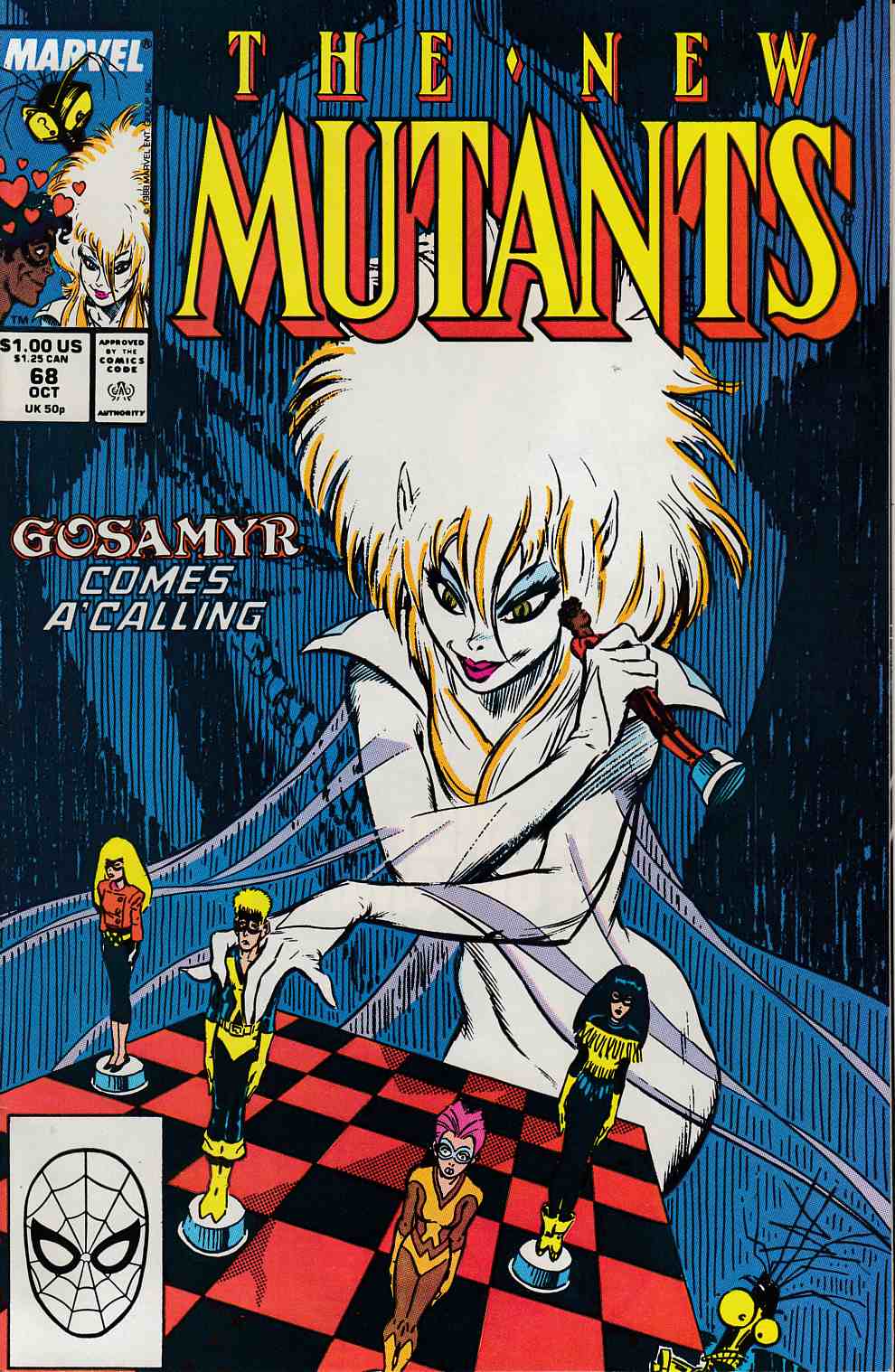 New Mutants #68 Very Fine (8.0) [Marvel Comic] LARGE
