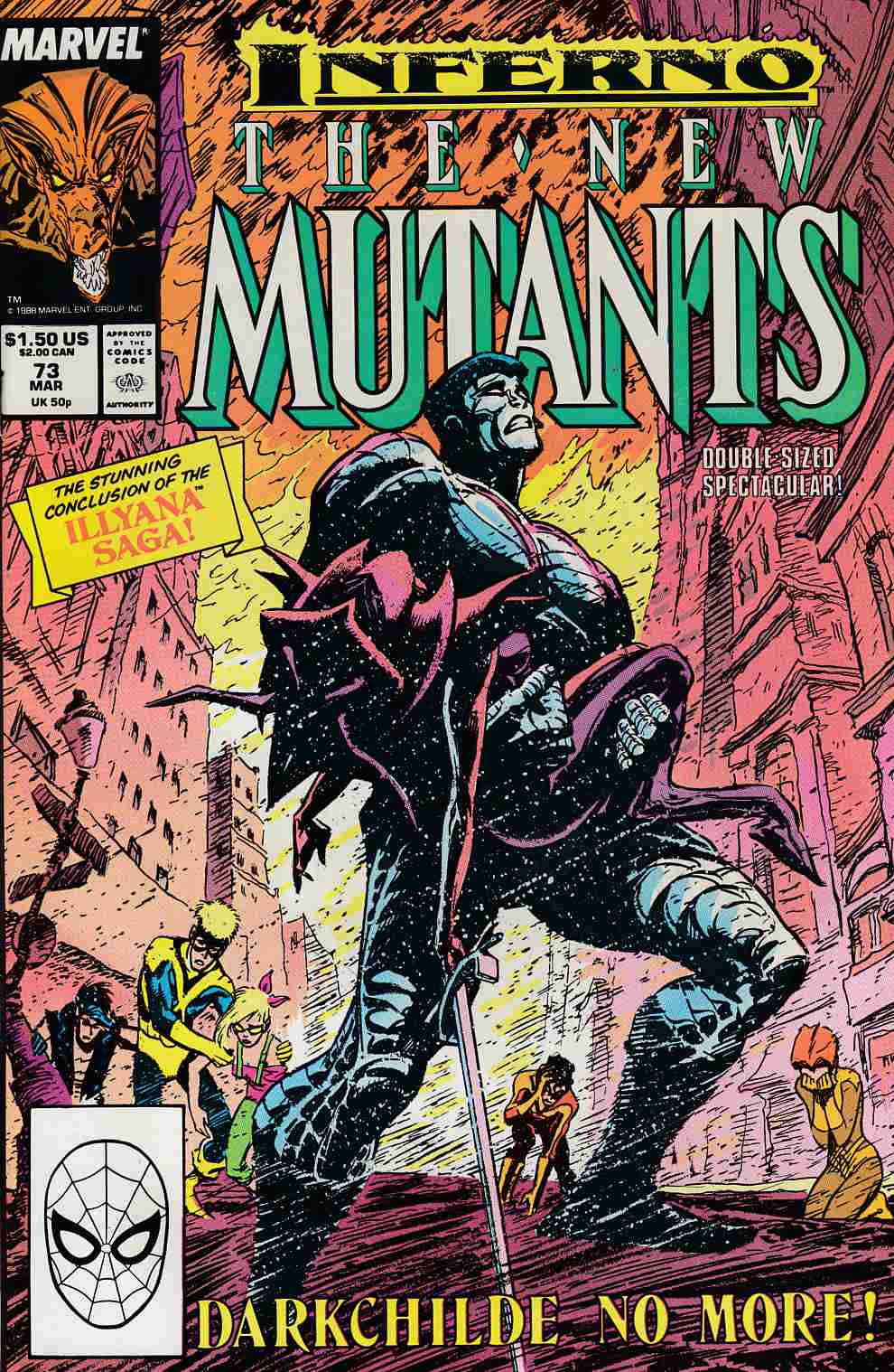 New Mutants #73 Near Mint Minus (9.2) [Marvel Comic] THUMBNAIL
