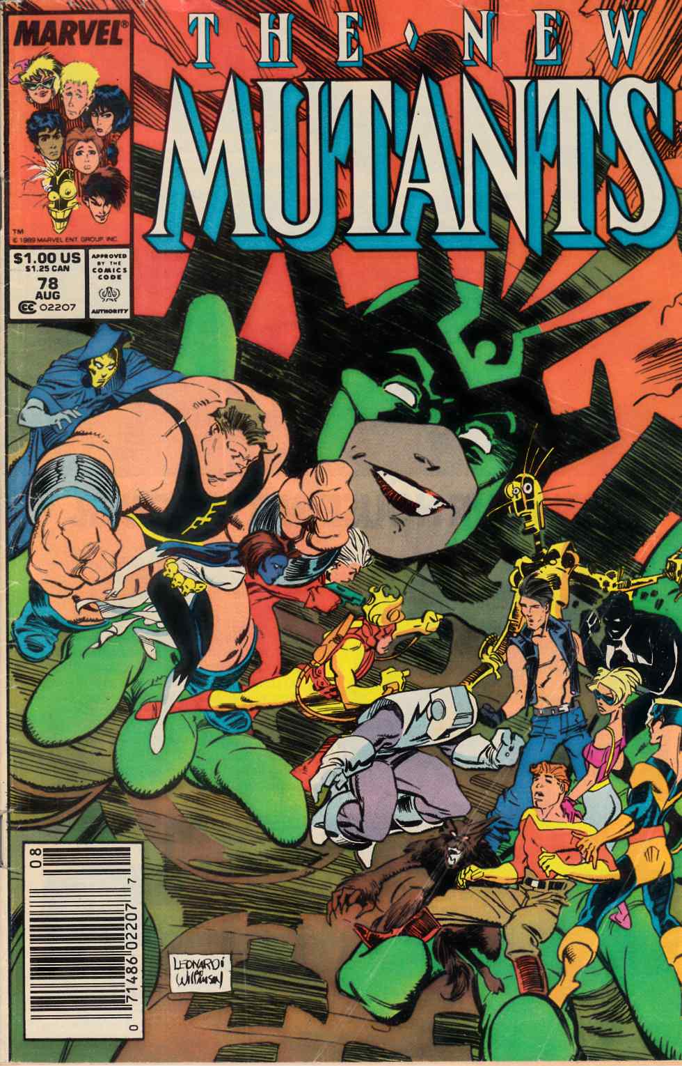 New Mutants #78 Newsstand Edition Very Good Plus (4.5) [Marvel Comic] LARGE