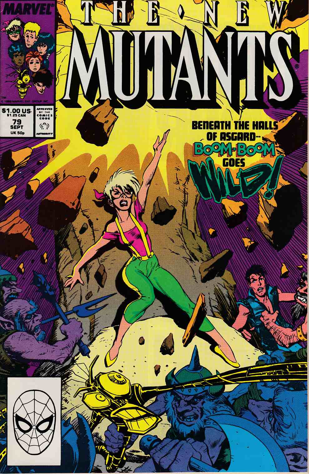 New Mutants #79 Very Fine (8.0) [Marvel Comic] LARGE