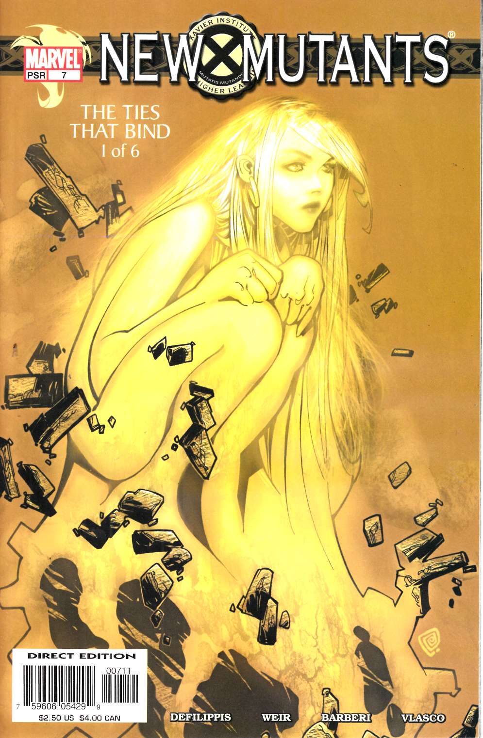 New Mutants #7 Very Fine (8.0) [Marvel Comic] THUMBNAIL
