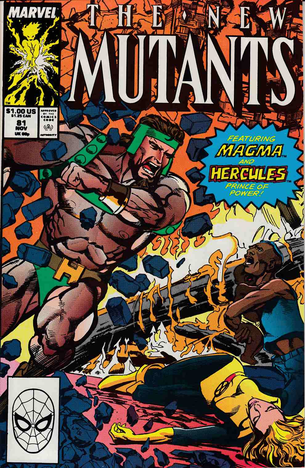New Mutants #81 Very Fine (8.0) [Marvel Comic] LARGE
