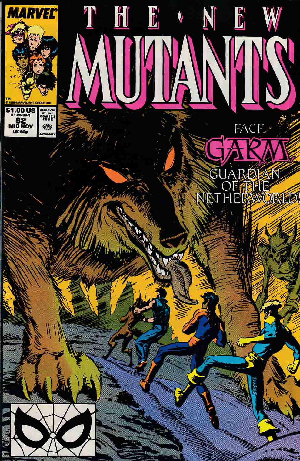 New Mutants #82 Very Fine (8.0) [Marvel Comic] LARGE