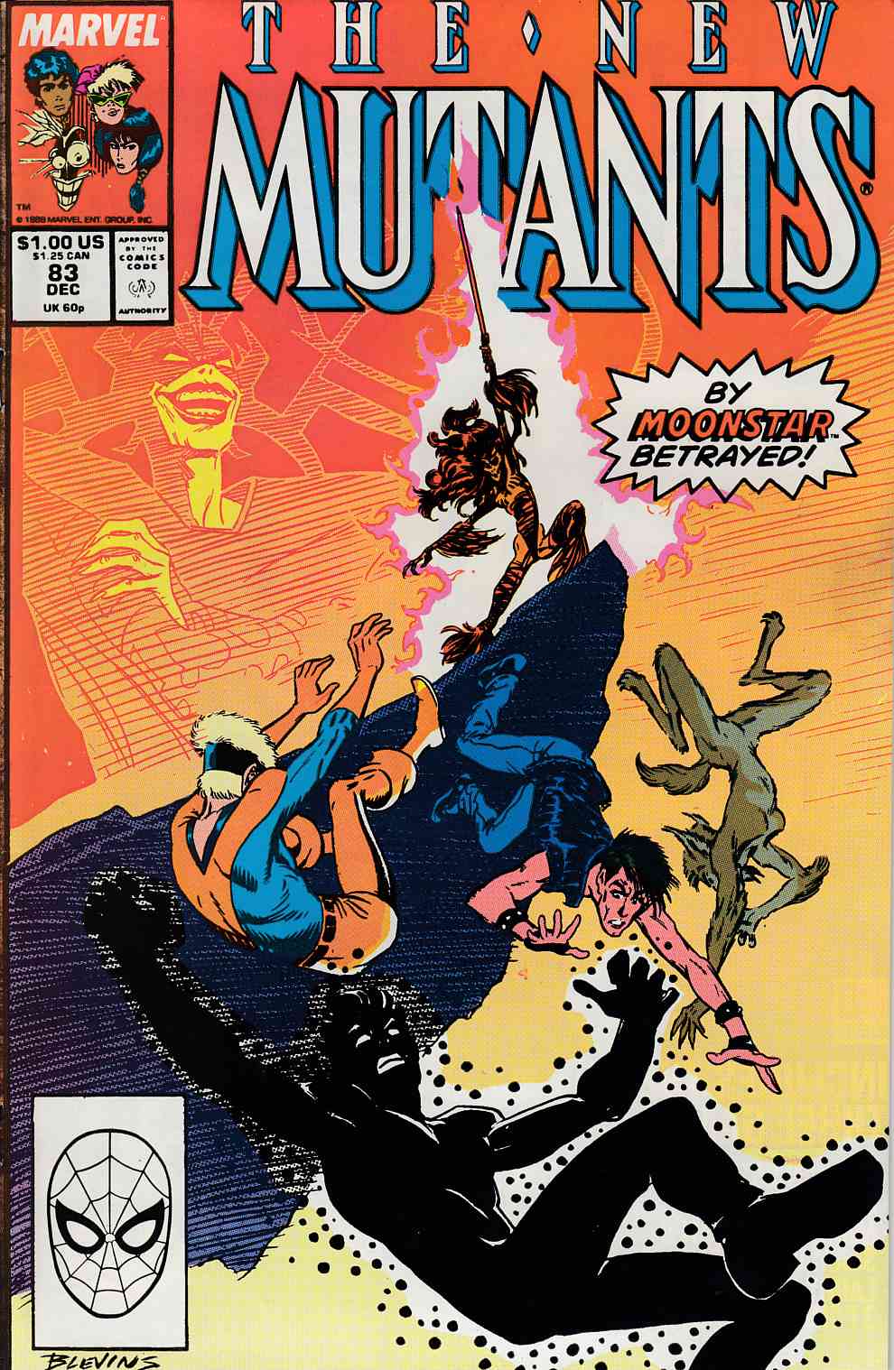 New Mutants #83 Very Fine (8.0) [Marvel Comic] LARGE