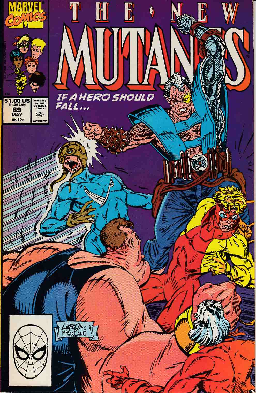 New Mutants #89 Very Fine (8.0) [Marvel Comic] LARGE