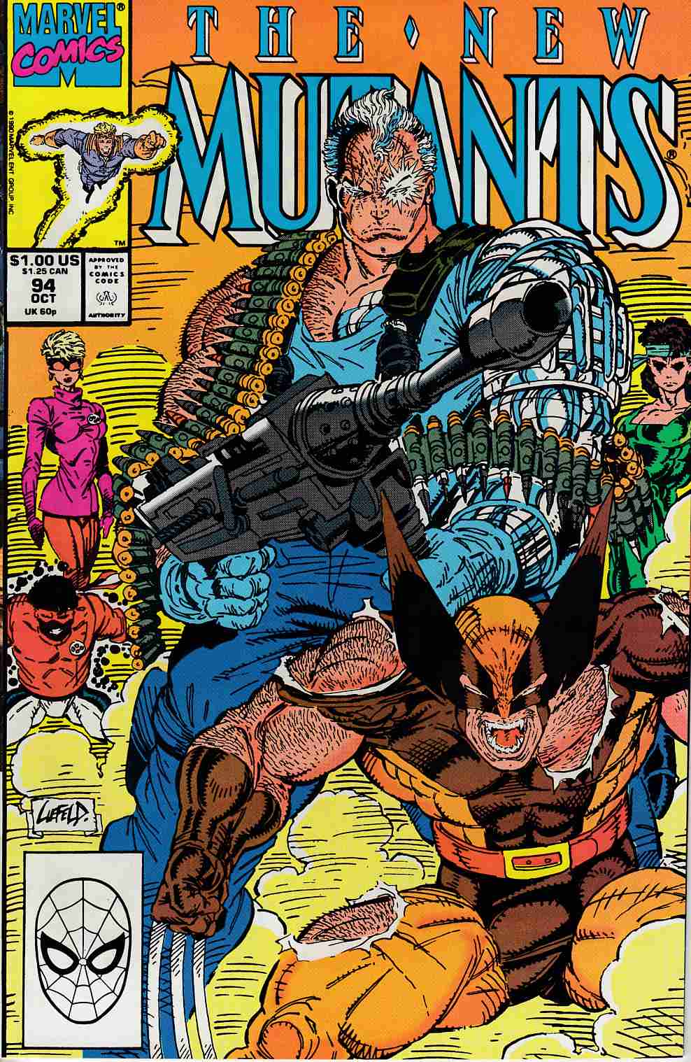 New Mutants #94 Fine (6.0) [Marvel Comic] LARGE