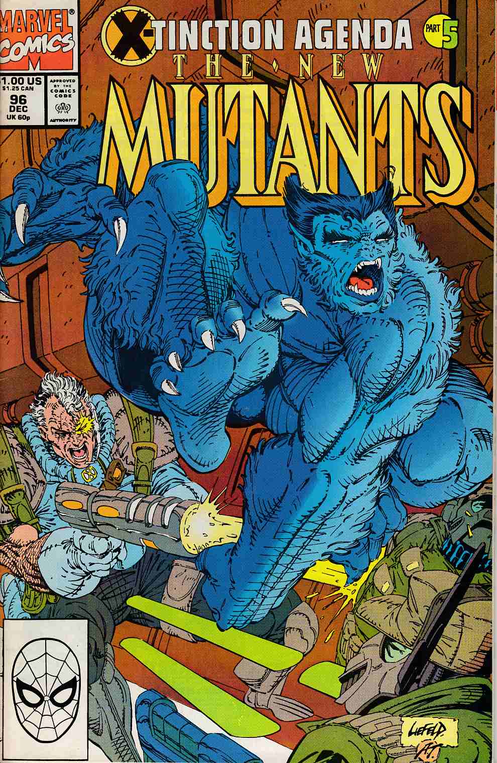 New Mutants #96 Fine (6.0) [Marvel Comic] THUMBNAIL