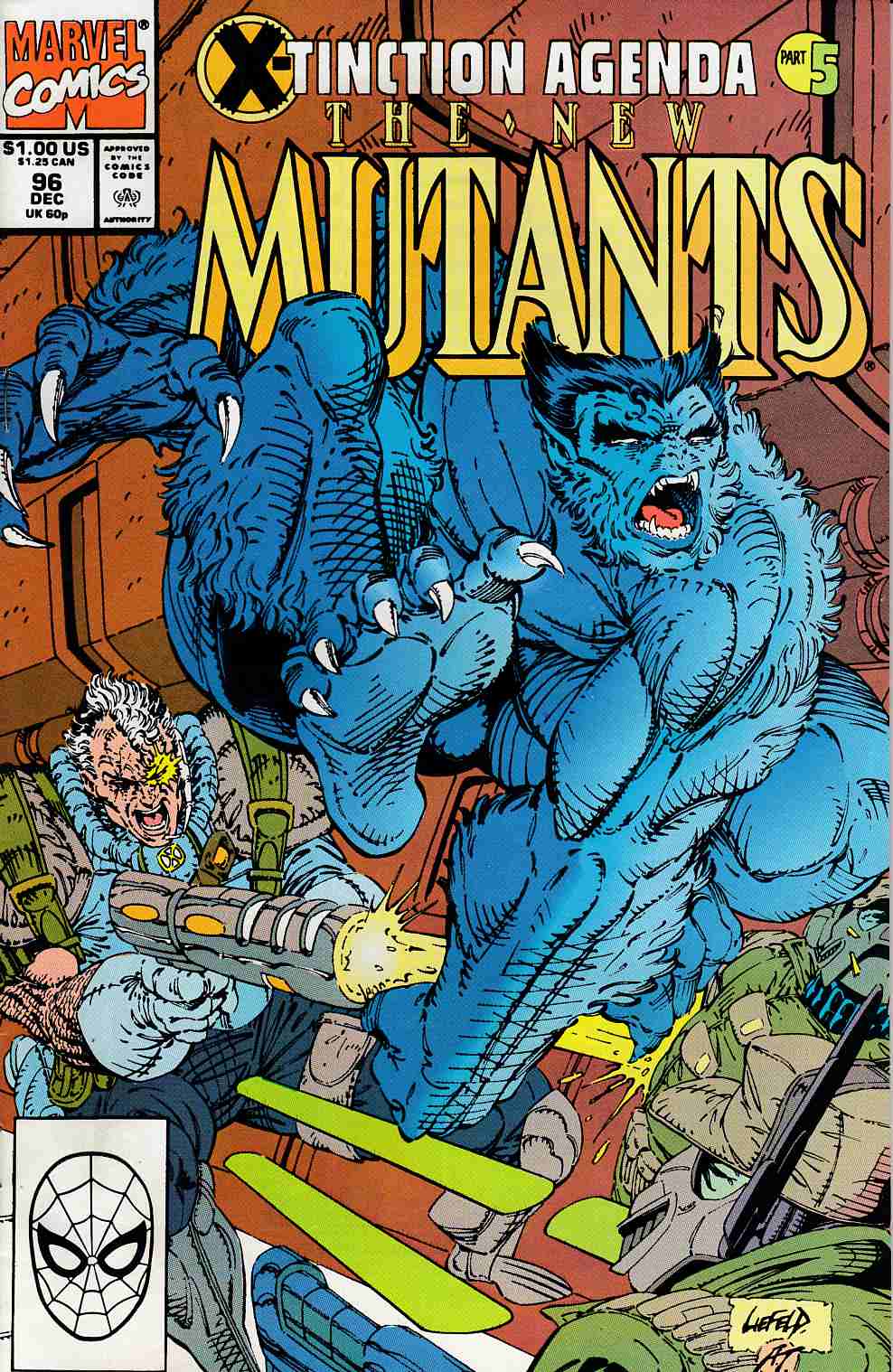 New Mutants #96 Very Fine (8.0) [Marvel Comic] LARGE