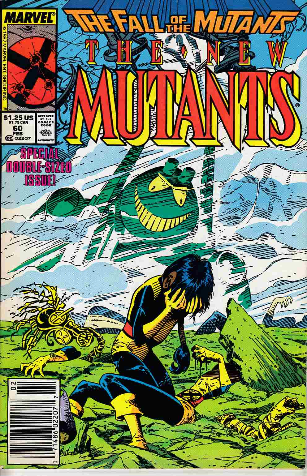 New Mutants #60 Newsstand Edition Very Fine (8.0) [Marvel Comic] THUMBNAIL