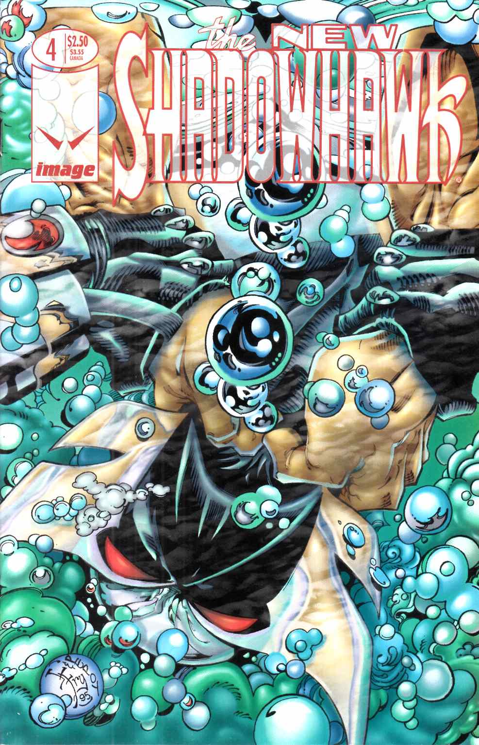 New Shadowhawk #4 Near Mint (9.4) [Image Comic] LARGE