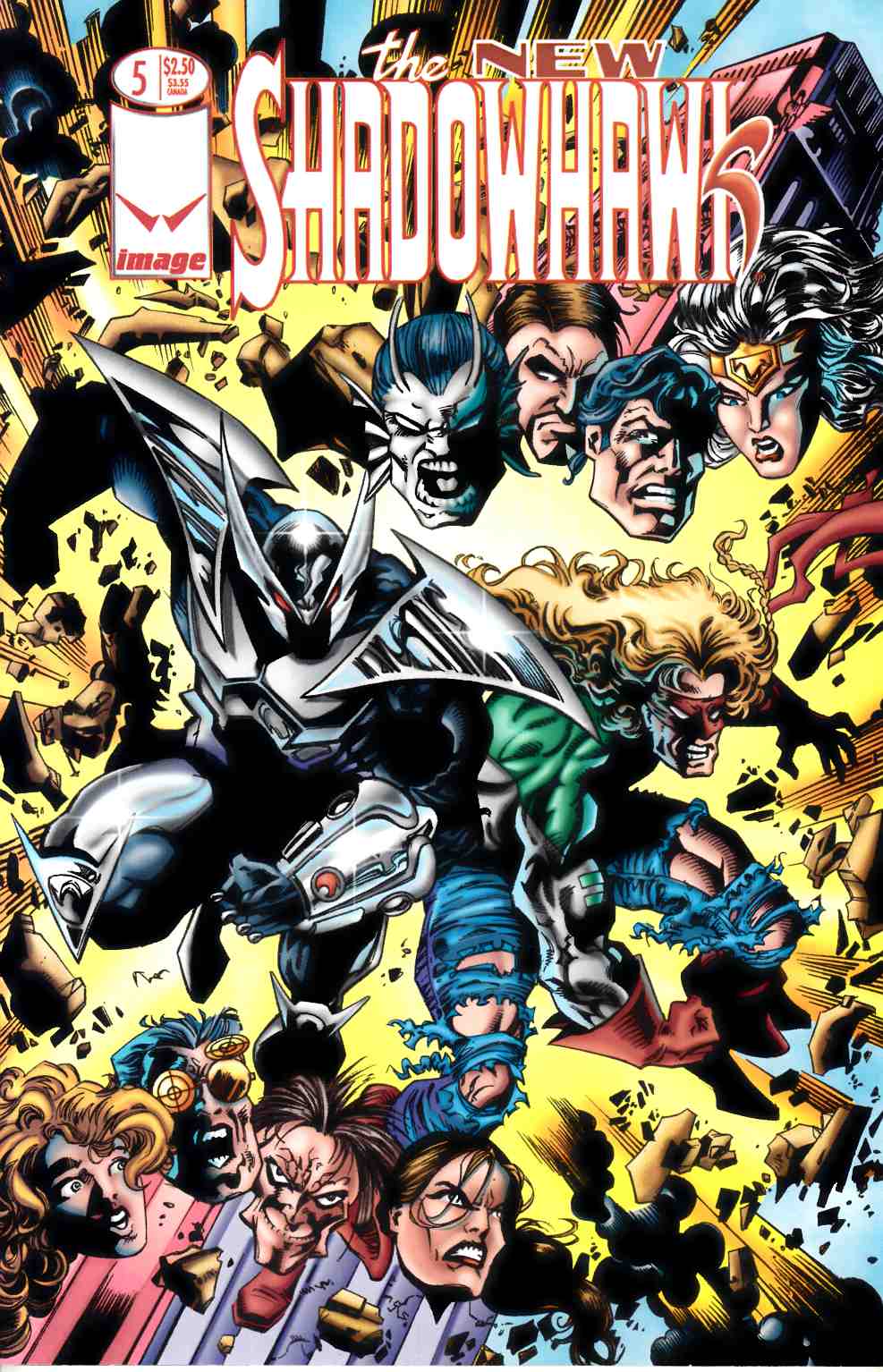 New Shadowhawk #5 Very Fine (8.0) [Image Comic] LARGE