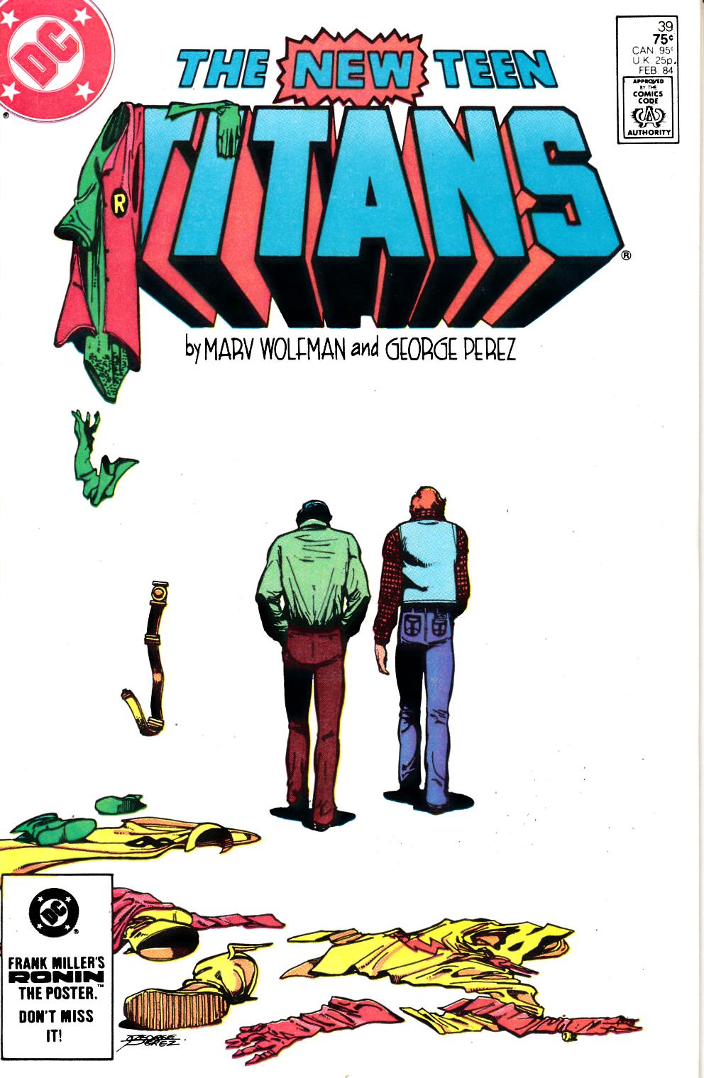 New Teen Titans #39 Very Fine (8.0) [DC Comic] THUMBNAIL
