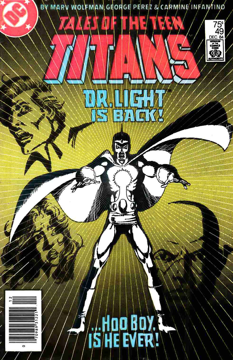 New Teen Titans #49 Newsstand Edition Fine (6.0) [DC Comic] LARGE