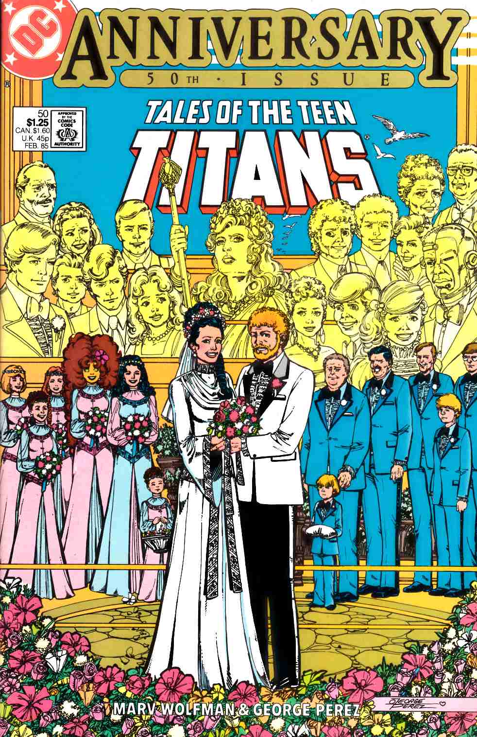 New Teen Titans #50 Very Fine (8.0) [DC Comic] LARGE