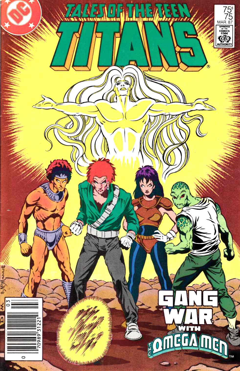New Teen Titans #75 Newsstand Edition Fine (6.0) [DC Comic] THUMBNAIL