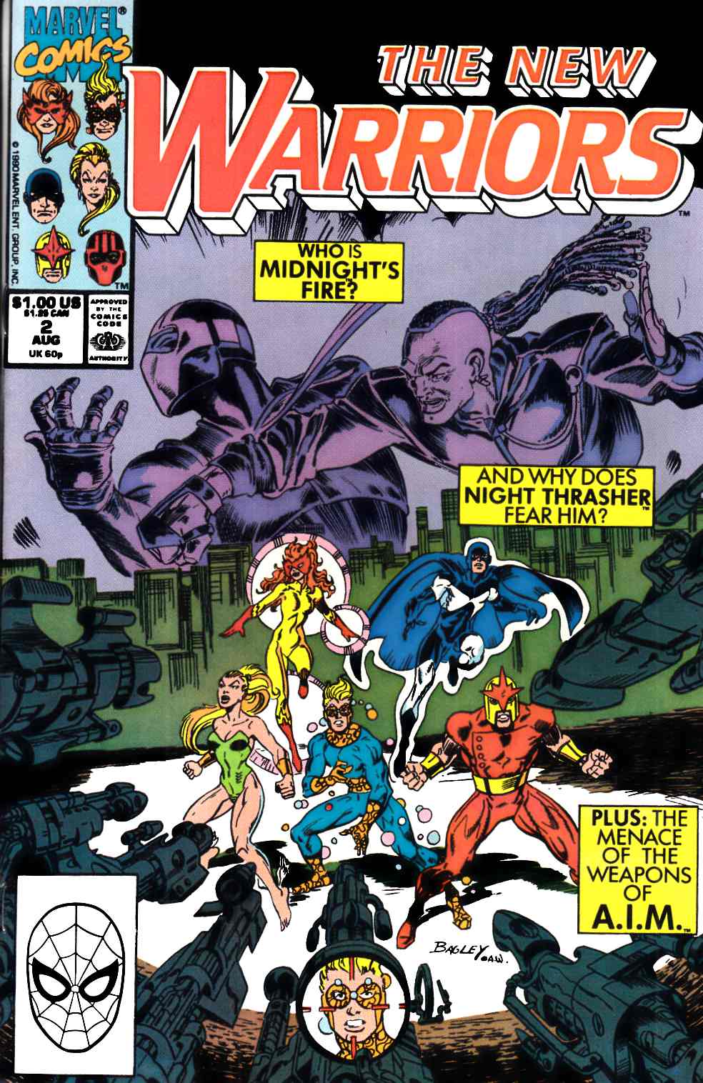 New Warriors #2 Very Fine (8.0) [Marvel Comic] LARGE