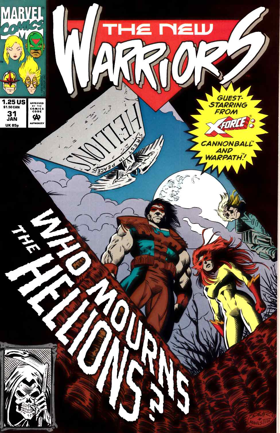 New Warriors #31 Near Mint (9.4) [Marvel Comic] THUMBNAIL