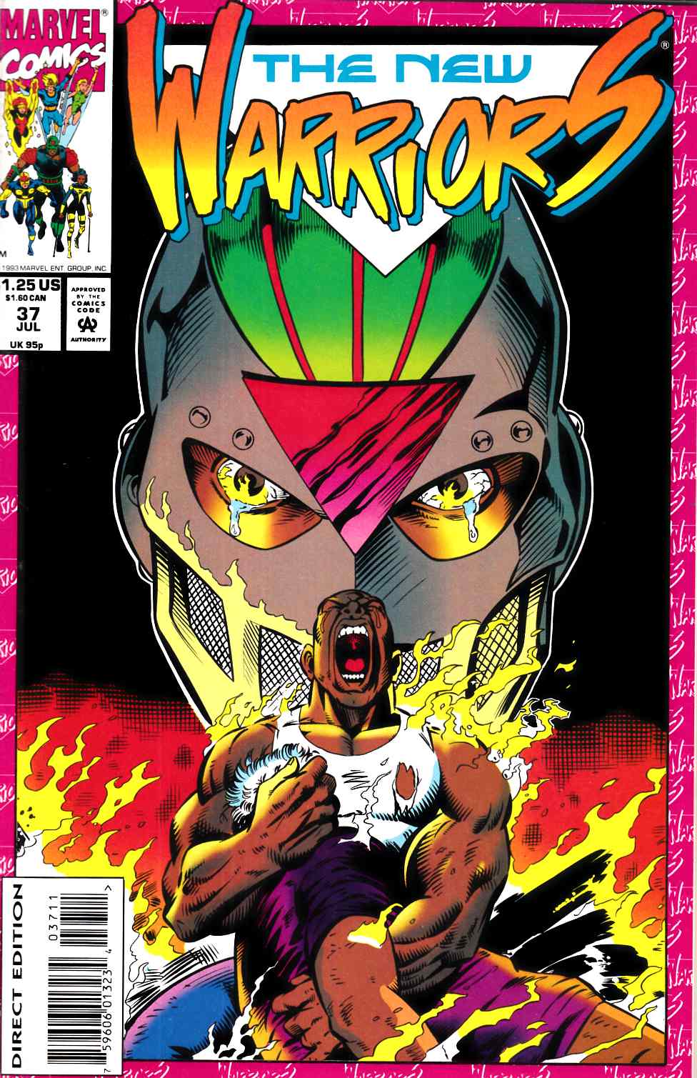 New Warriors #37 Near Mint Minus (9.2) [Marvel Comic] LARGE