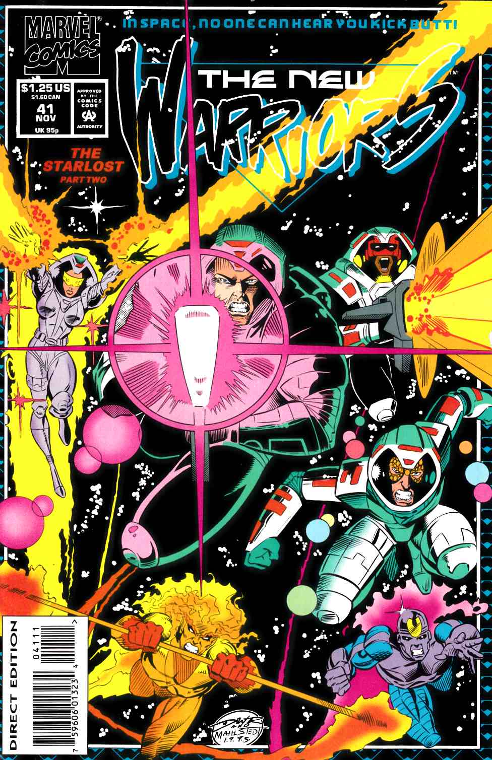 New Warriors #41 Near Mint (9.4) [Marvel Comic] THUMBNAIL