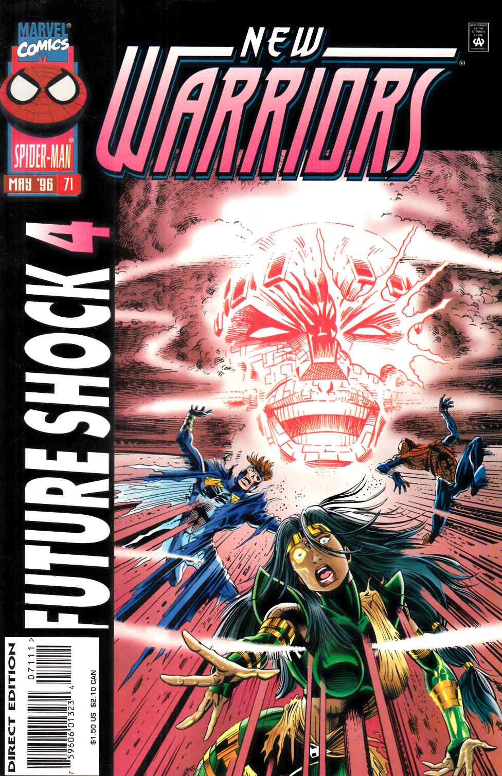 New Warriors #71 Near Mint (9.4) [Marvel Comic] LARGE
