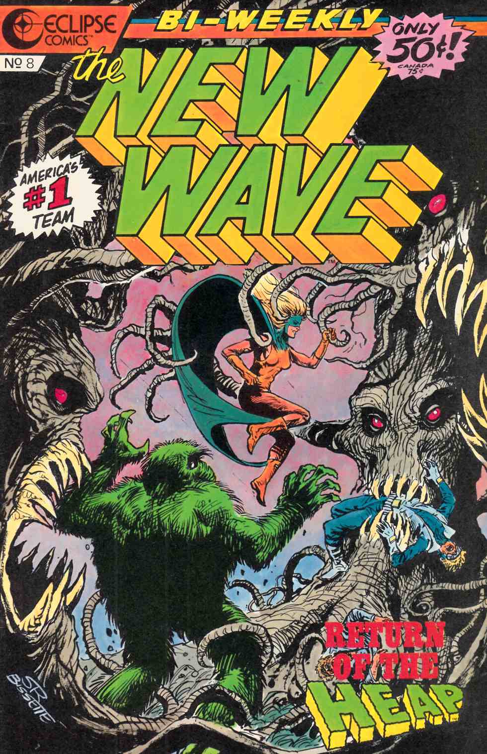 New Wave #8 Very Fine (8.0) [Eclipse Comic] THUMBNAIL