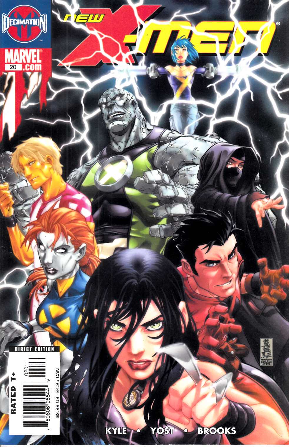 New X-Men #20 Very Fine (8.0) [Marvel Comic] THUMBNAIL