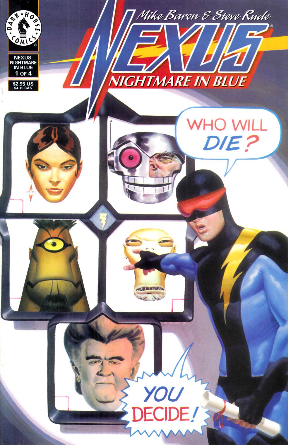 Nexus Nightmare in Blue #1 Very Fine/Near Mint (9.0) [Dark Horse Comic] THUMBNAIL