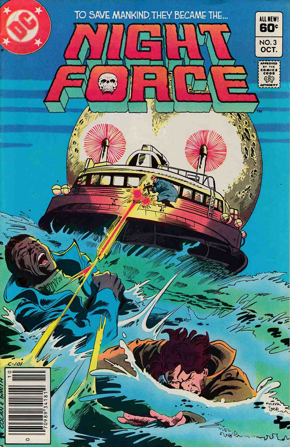 Night Force #3 Newsstand Edition Fine (6.0) [DC Comic] THUMBNAIL