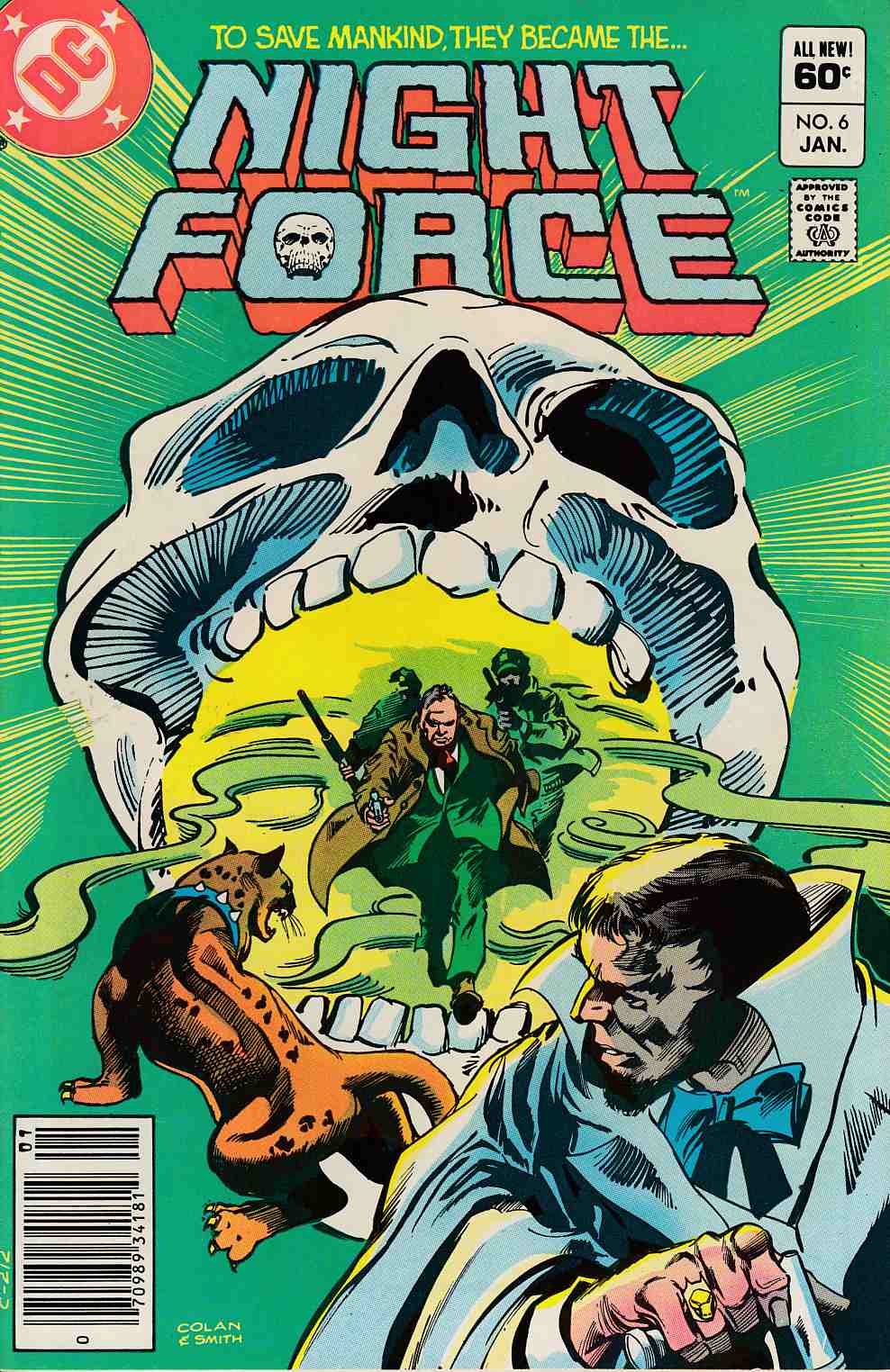 Night Force #6 Newsstand Edition Very Fine (8.0) [DC Comic] THUMBNAIL