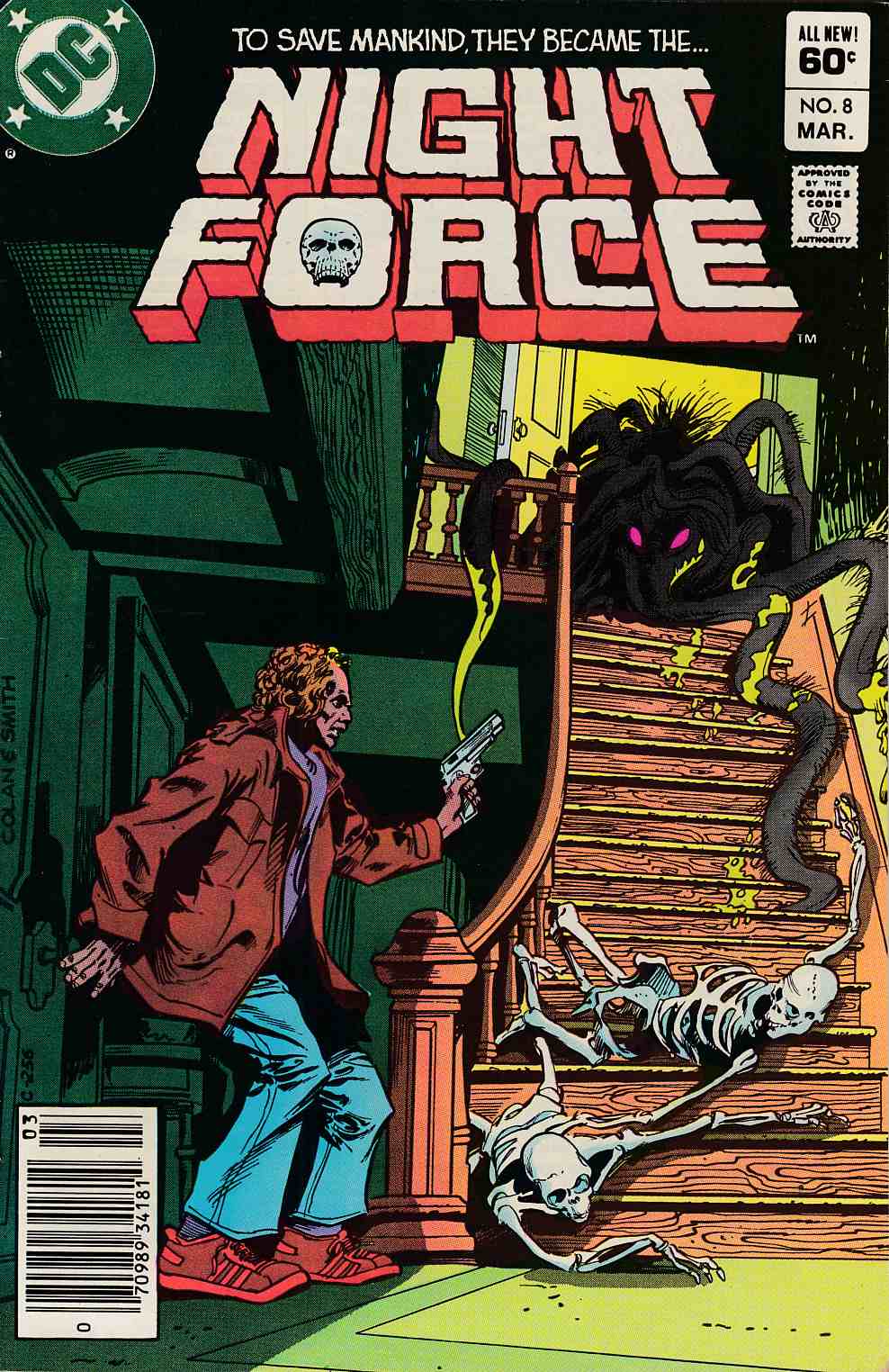 Night Force #8 Newsstand Edition Very Fine (8.0) [DC Comic] THUMBNAIL