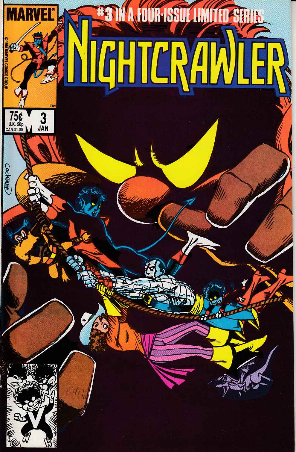Nightcrawler #3 Very Fine (8.0) [Marvel Comic] THUMBNAIL