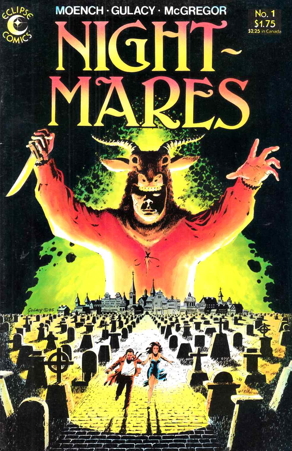 Nightmares #1 Very Fine (8.0) [Eclipse Comic] THUMBNAIL
