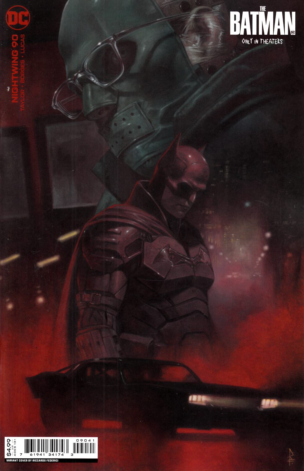 Nightwing #90 Federici Variant Cover Near Mint (9.4) [DC Comic] LARGE