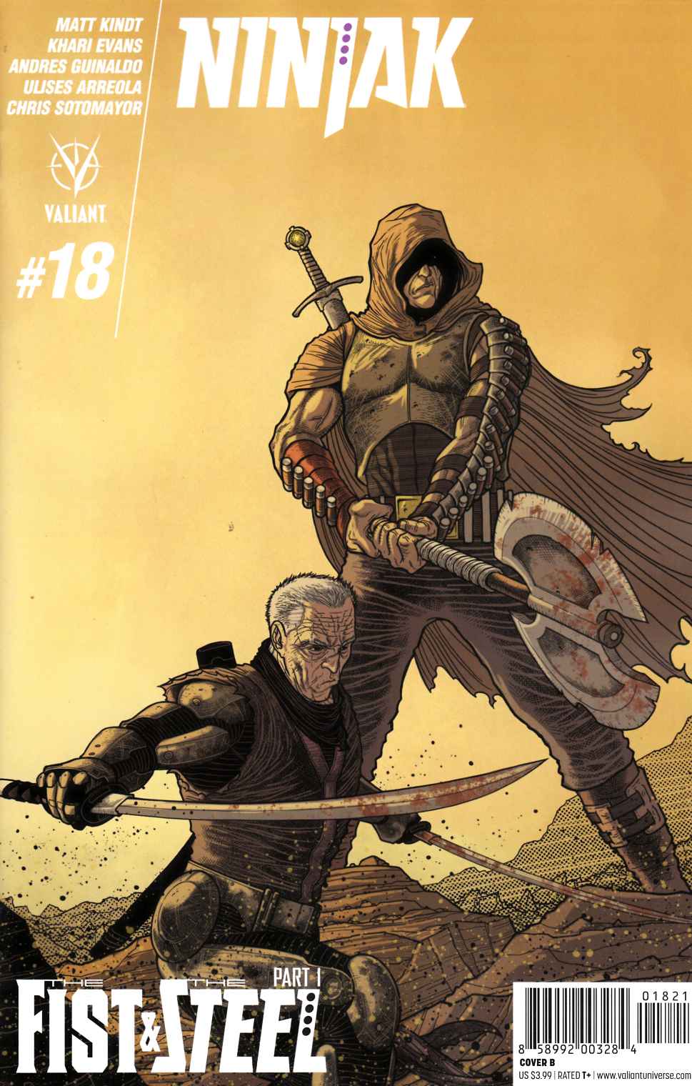 Ninjak #18 Cover B [Valiant Comic] LARGE