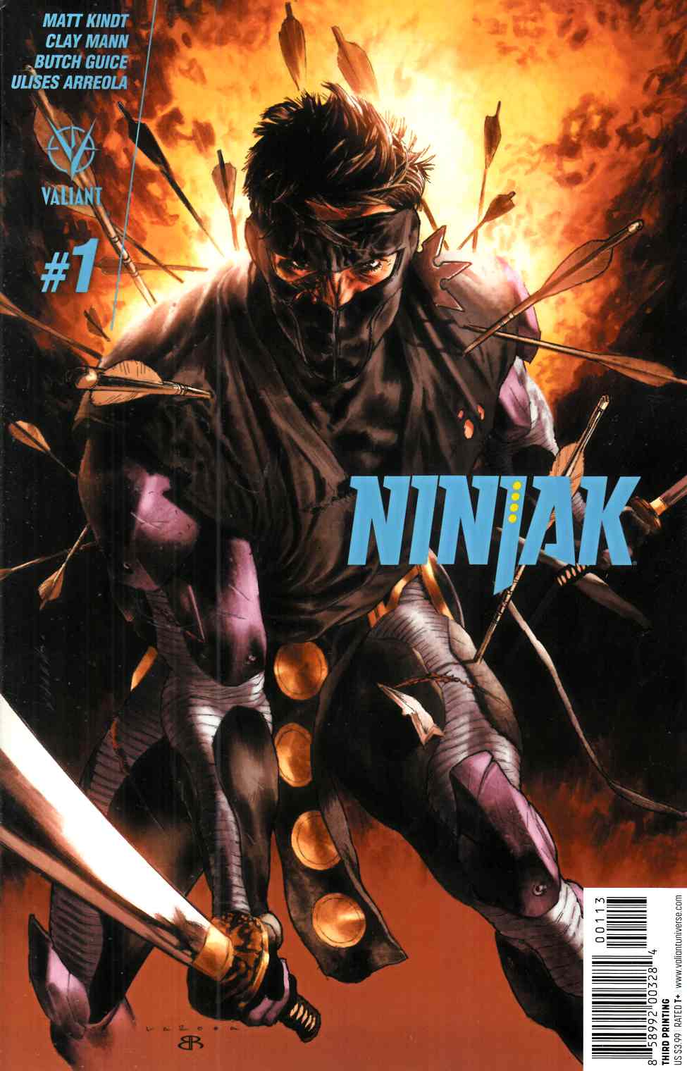 Ninjak #1 Third Printing [Valiant Comic] LARGE