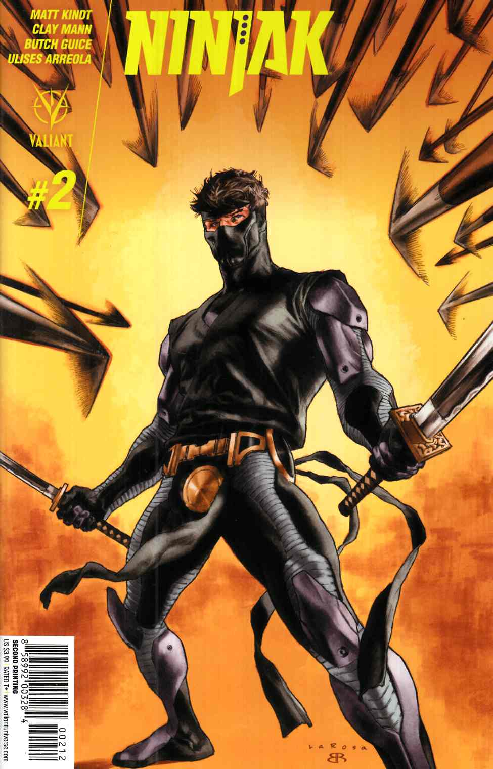Ninjak #2 Second Printing [Valiant Comic] LARGE