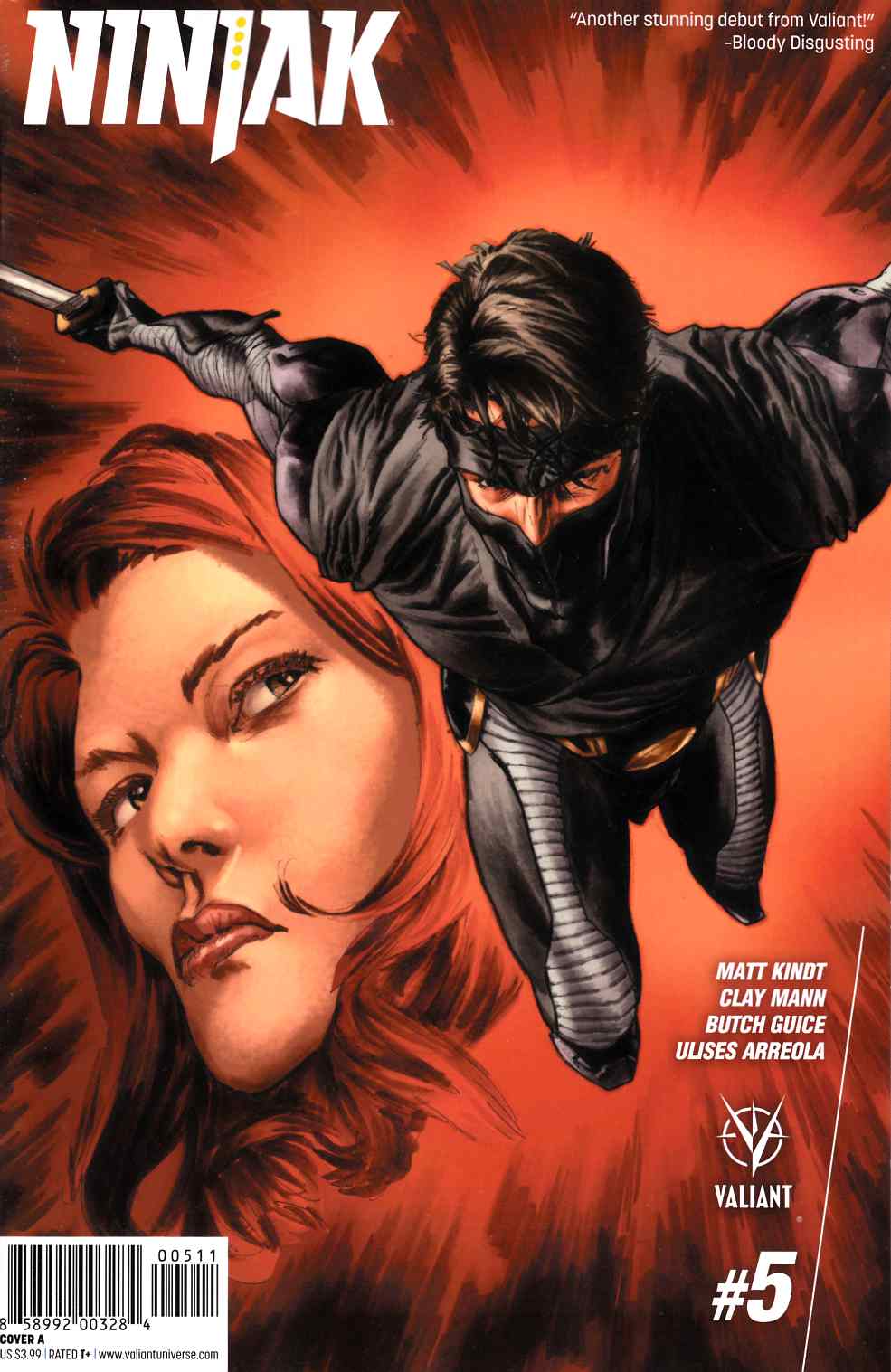 Ninjak #5 Cover A- Larosa [Valiant Comic] LARGE