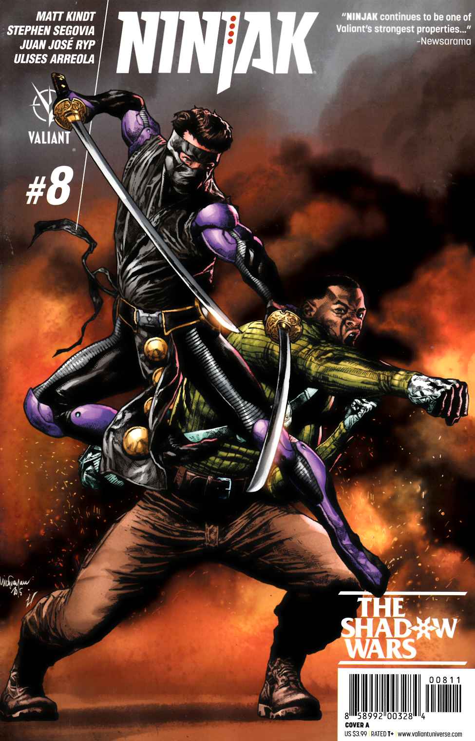 Ninjak #8 Cover A- Suayan [Valiant Comic] THUMBNAIL