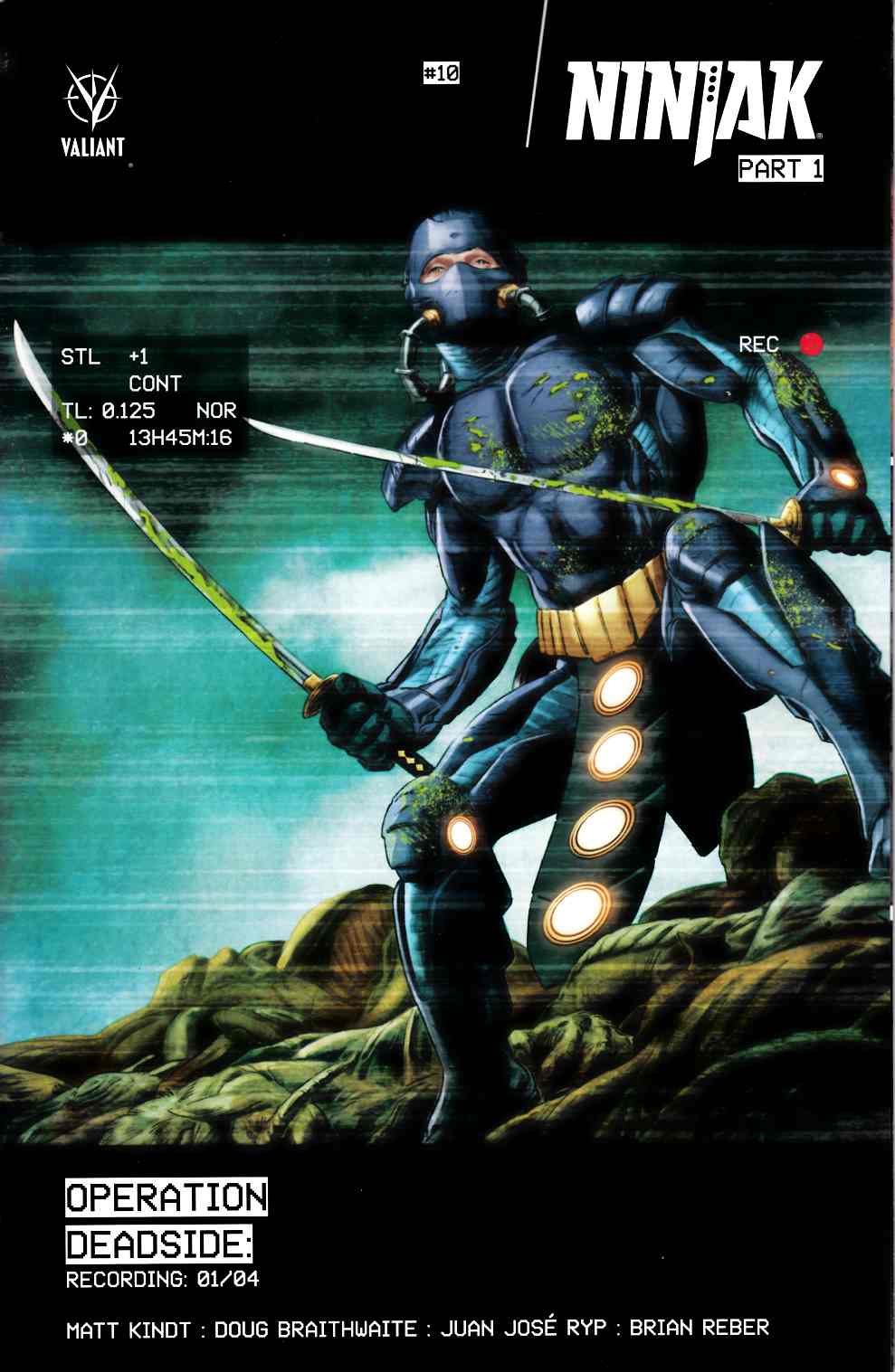 Ninjak #10 Cover A- Braithwaite [Valiant Comic] THUMBNAIL