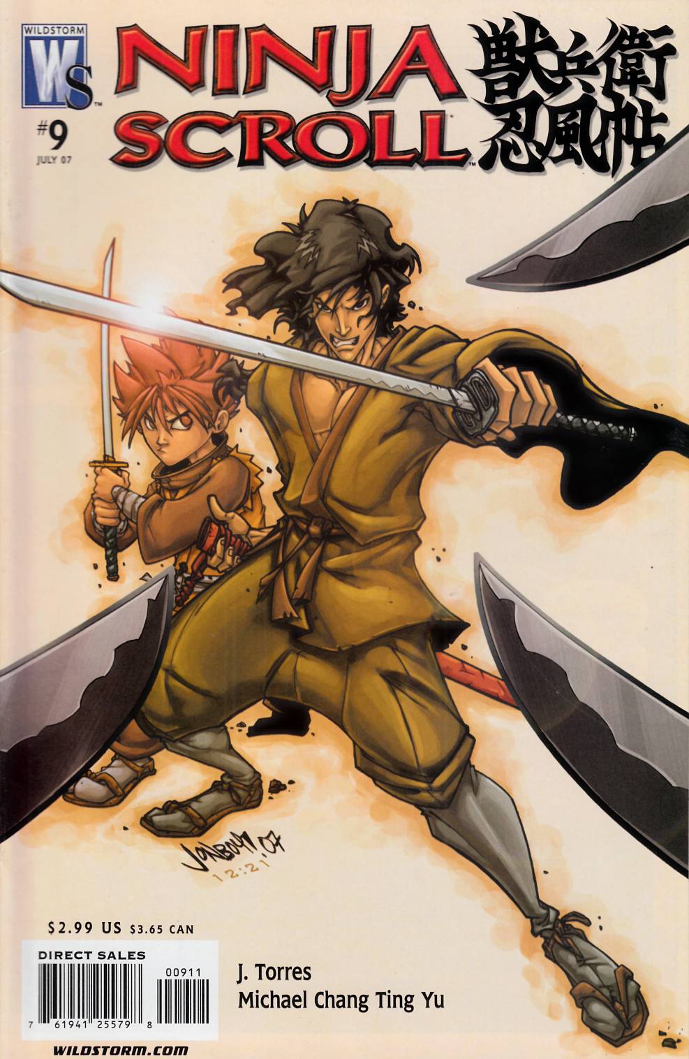 Ninja Scroll #9 Very Fine (8.0) [DC Comic] THUMBNAIL