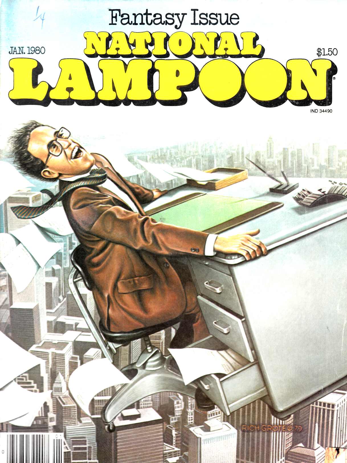 National Lampoon January 1980 Very Good (4.0) [National Lampoon Magazine] LARGE